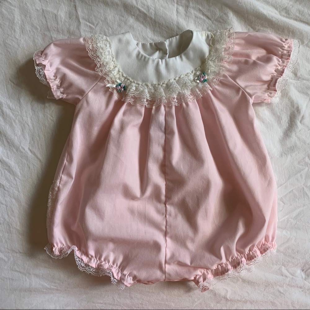 Vintage pink romper